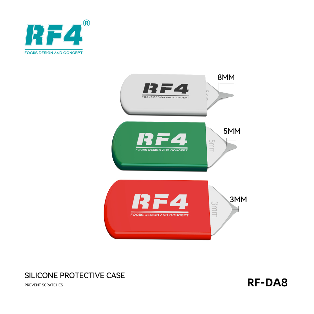 RF4 new product 3pcs/lot glue removeal blade RF-DA8,suitable for mobile phone/tablet screen dismantling frame,high hardness,burable,smooth edge