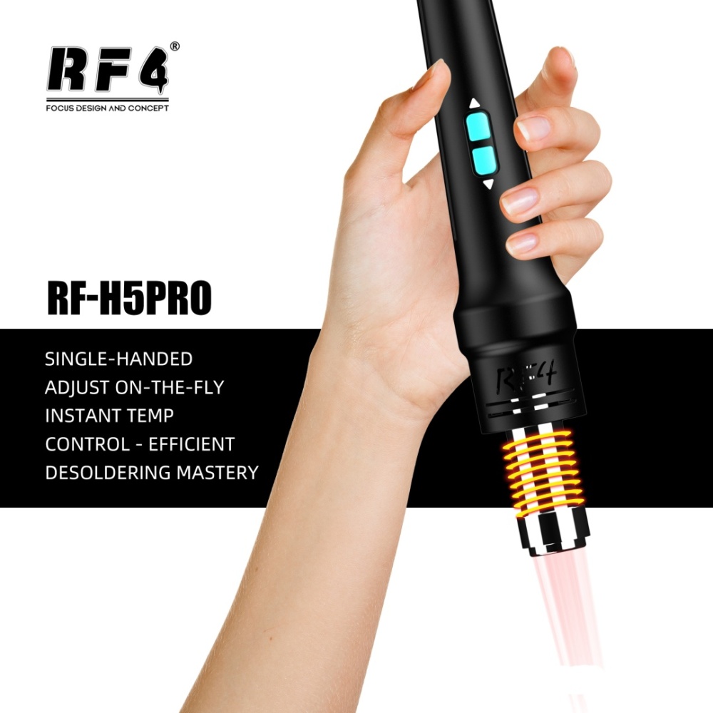 RF4 H5pro 800W Wide-Temperature Hot Air Rework Station