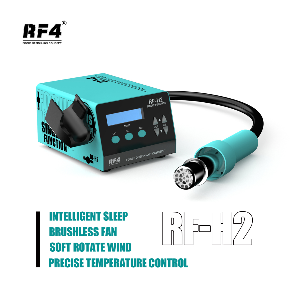 RF4 H2 1000W Digital Display Hot Air Rework Station