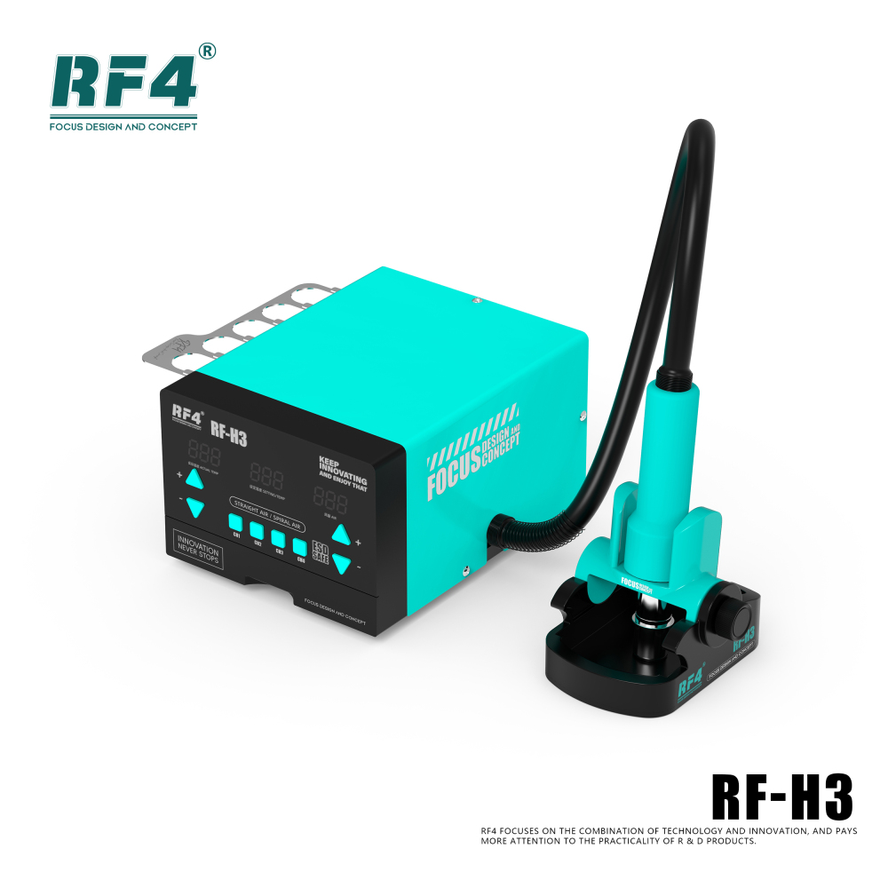 RF4 H3 1200W 480℃ Digital Display Hot Air Rework Station