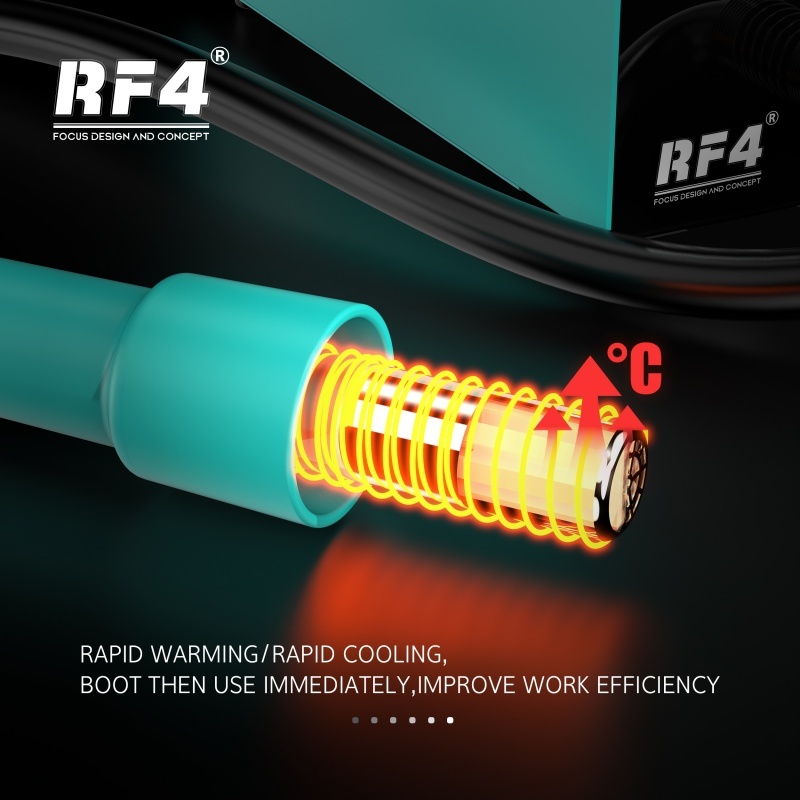 RF4 H5 800W 480℃ Digital Display Hot Air Rework Station