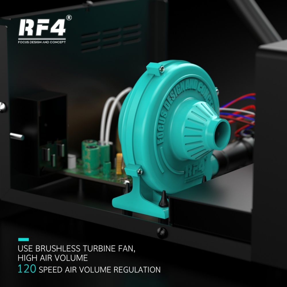 RF4 H3 1200W 480℃ Digital Display Hot Air Rework Station