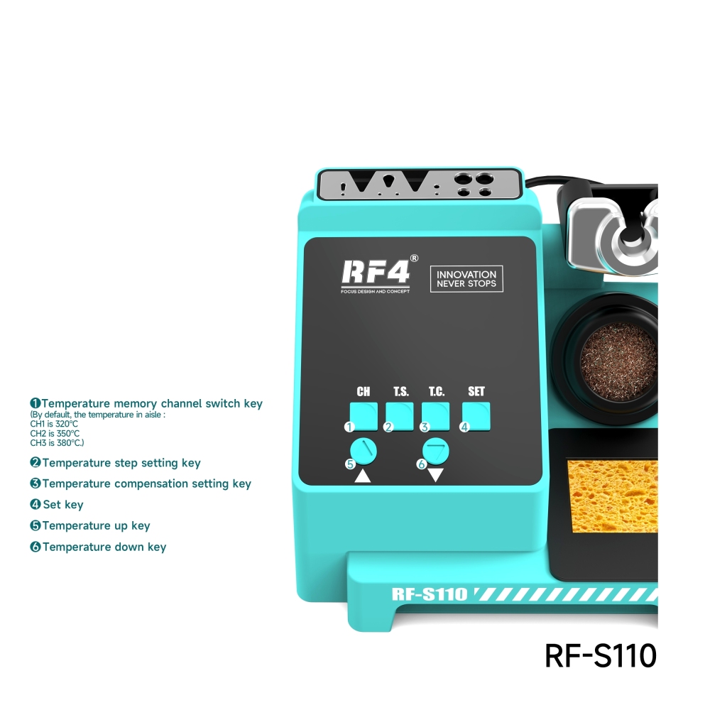 RF4 S110 C210 300W Solder Iron Station
