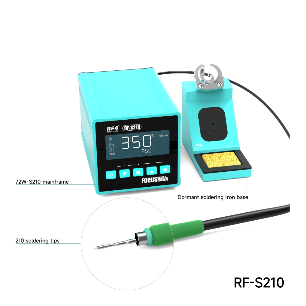 RF4 S210 72W C210 Solder Iron Station