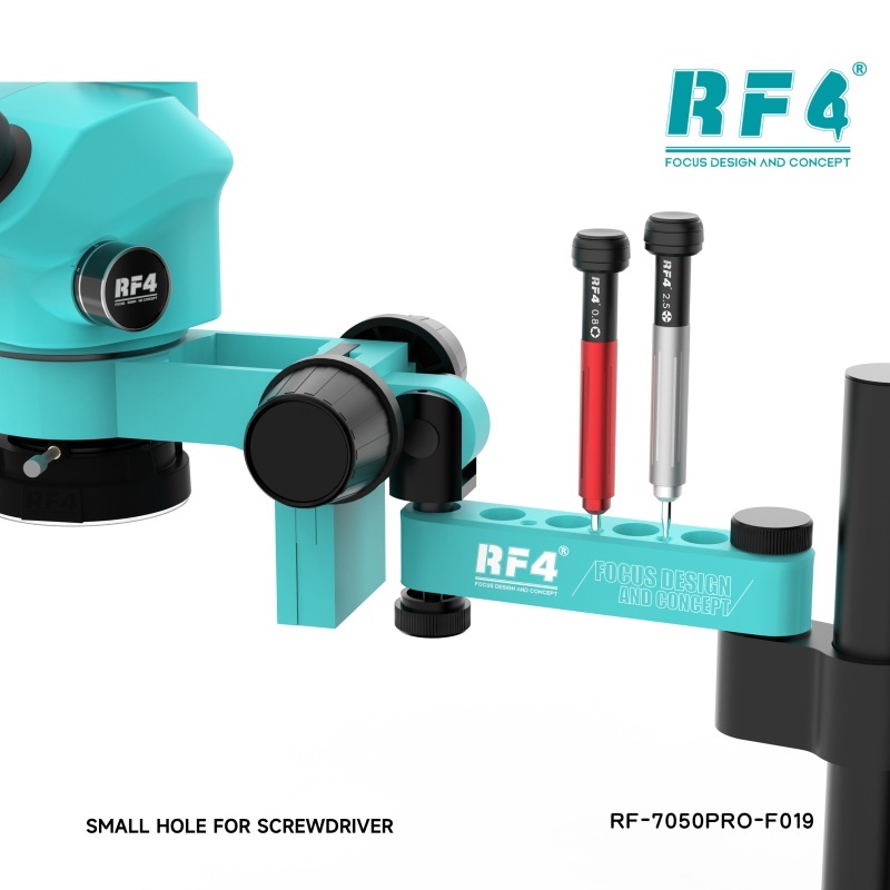 RF4 7050PRO-F019 7-50X Rotatable Trinocular Microscope with 144 LED Light