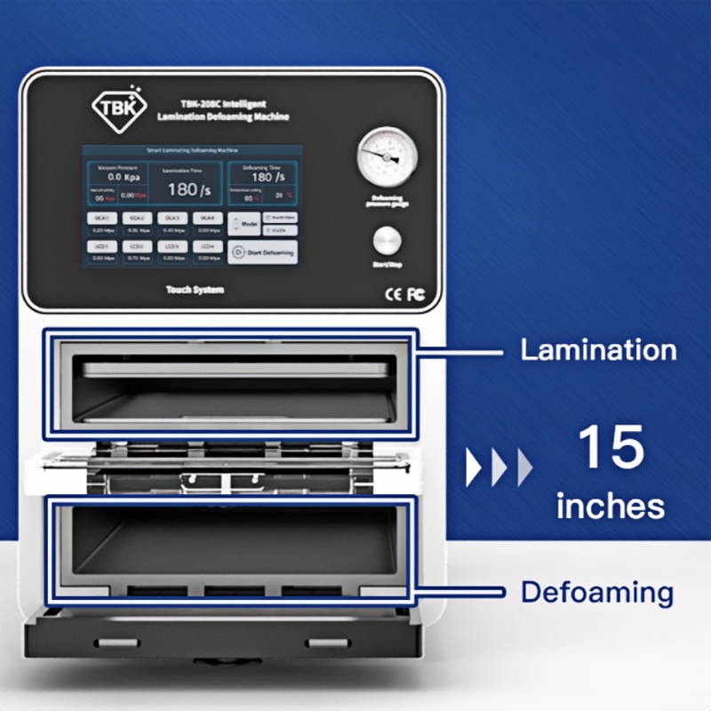 TBK208C 15inch Laminating and Defoaming Machine for iPhone Samsung Tablet Screen Refurbish