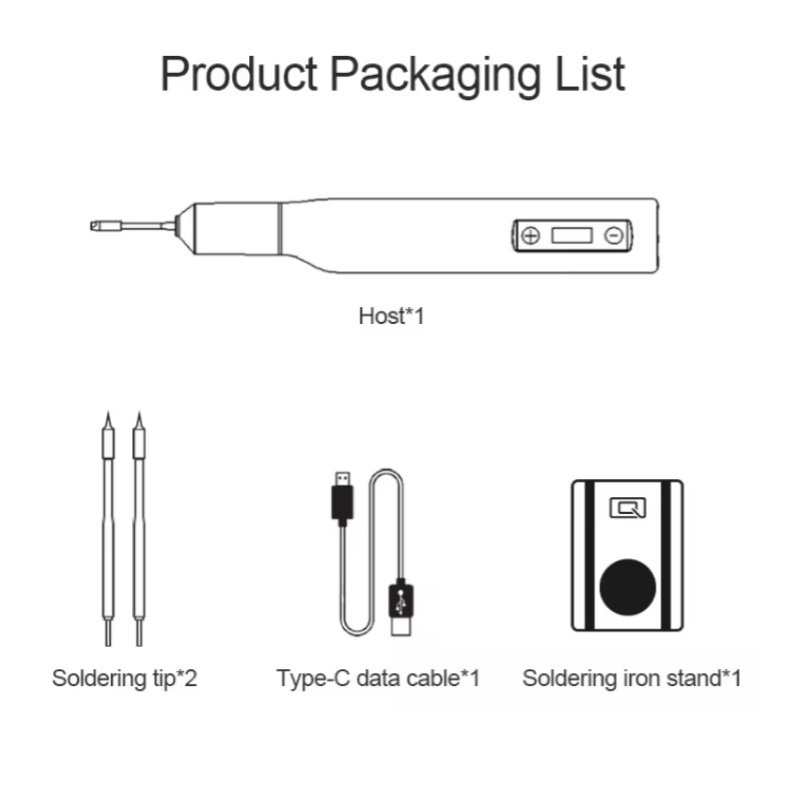 Quick TS1 Digital Display Portable Solder Iron 10W 420℃