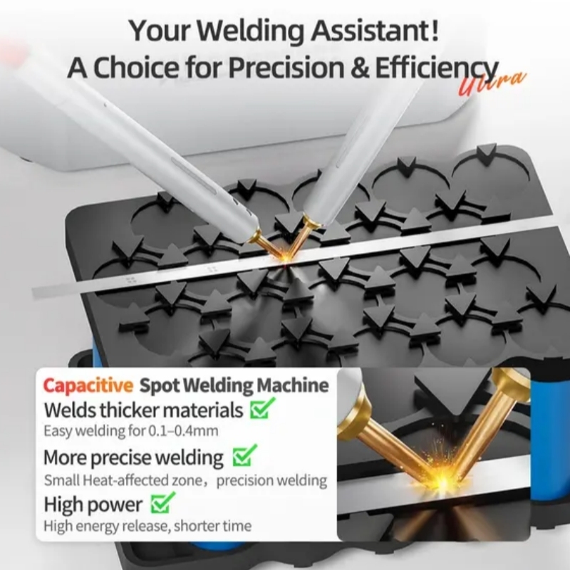 Qianli Macaron Ultra Portable Spot Welder Machine for 18650 Series Battery Welding