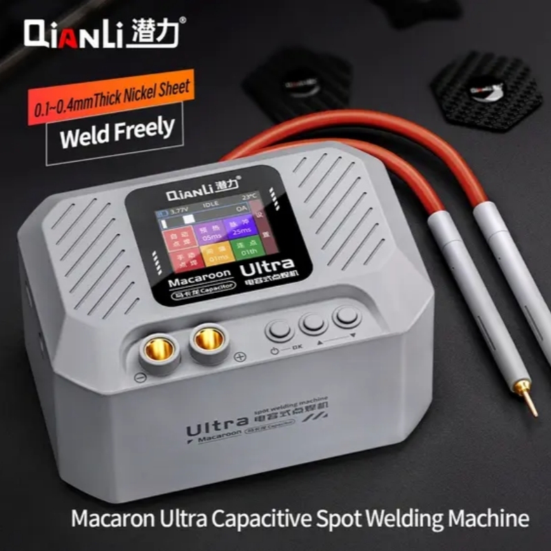 Qianli Macaron Ultra Portable Spot Welder Machine for 18650 Series Battery Welding