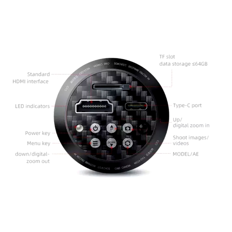 Mega-iDea CX60s CMOS 4K Industrial Camera