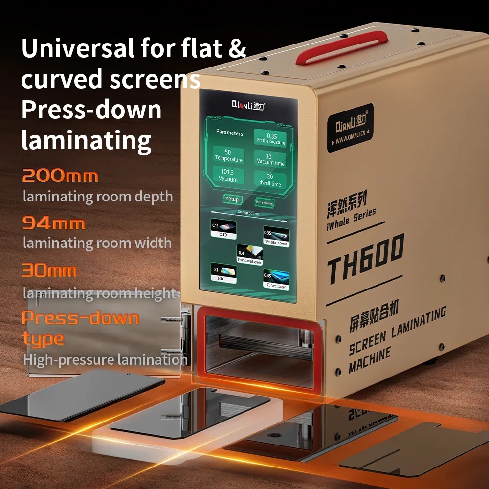 Qianli TH600 Screen Laminating Machine for Flat and Curved Screen Refurbish