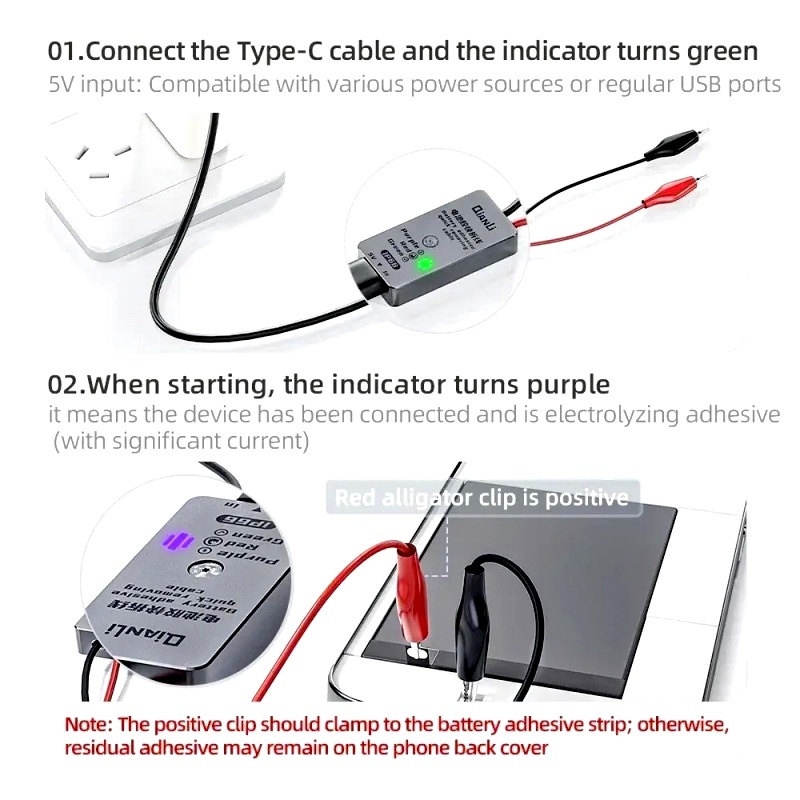 Qianli iP66 Battery Adhesive Quick Removing Cable for iPhone 16 16plus