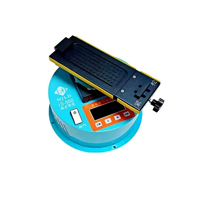 NJLD LD960 360 Degree Rotary Screen Separator Machine for Mobile Phone Flat Curved LCD Screen Fast Heating Frame Separation Tool