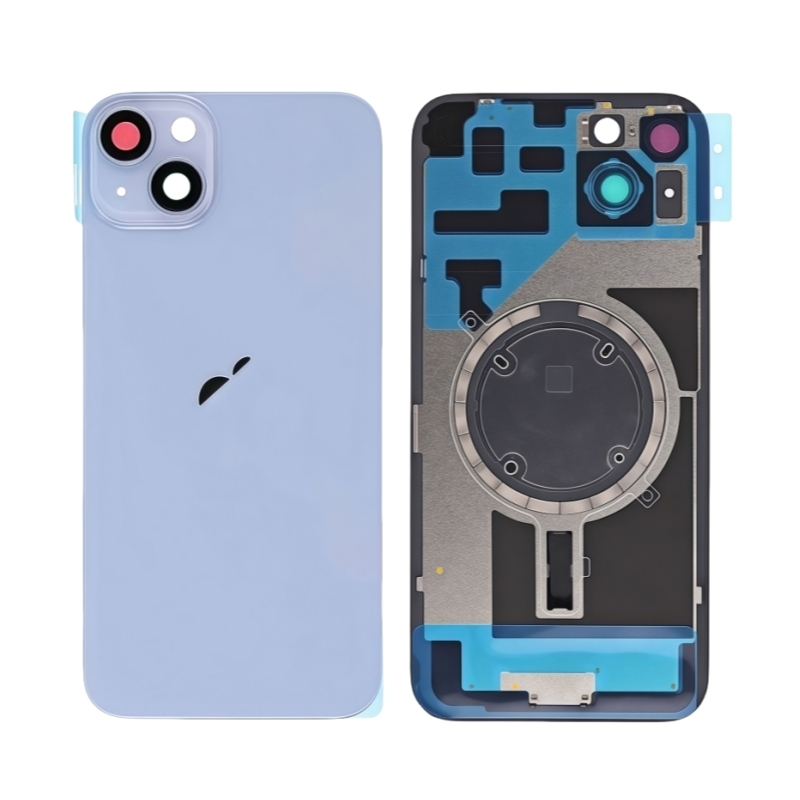 OEM Back Cover Glass Replacement with Back Plate for iPhone 14 14plus