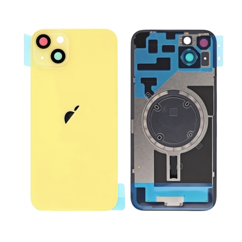 OEM Back Cover Glass Replacement with Back Plate for iPhone 14 14plus