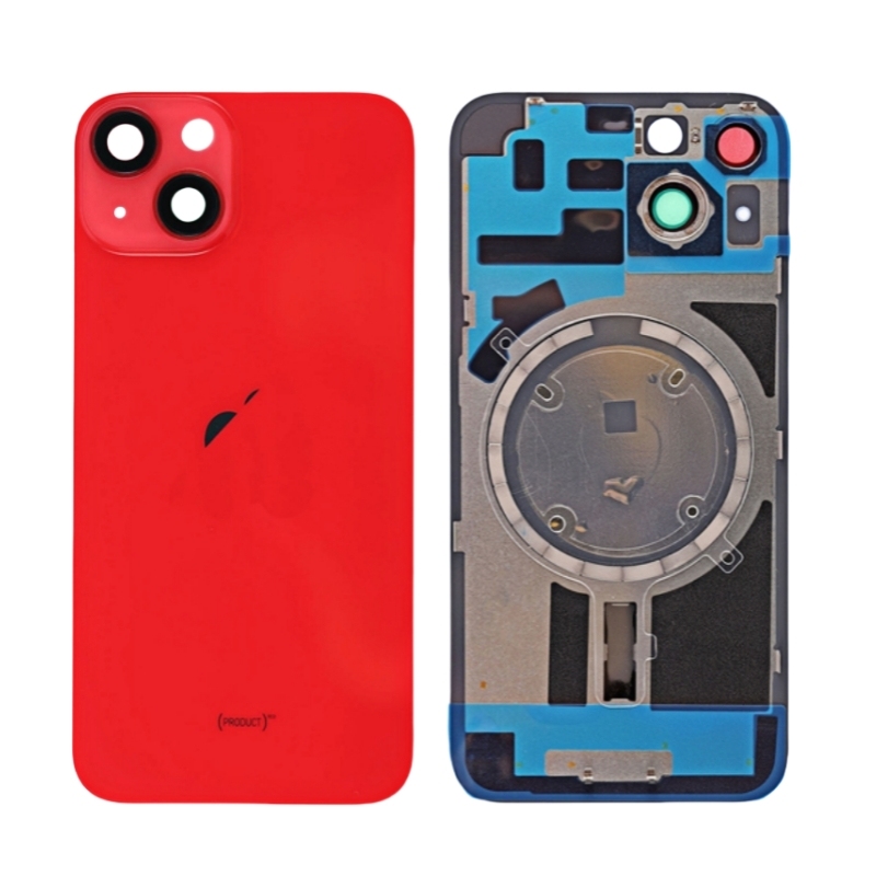 OEM Back Cover Glass Replacement with Back Plate for iPhone 14 14plus