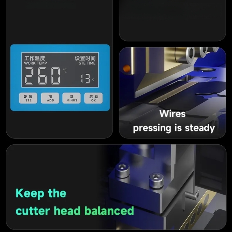 Mechanic BD901 7 inch Screen Flex Pressing Binding Machine with Digital Display Constant Temp