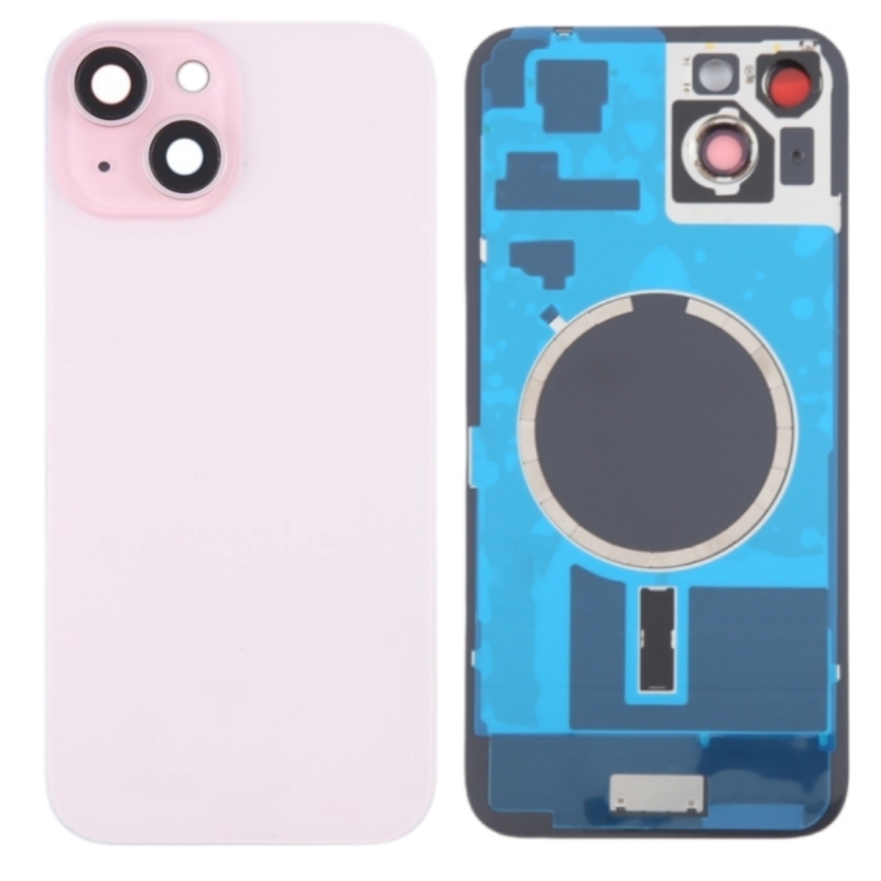 OEM Back Cover Glass Replacement with Back Plate for iPhone 15 15plus