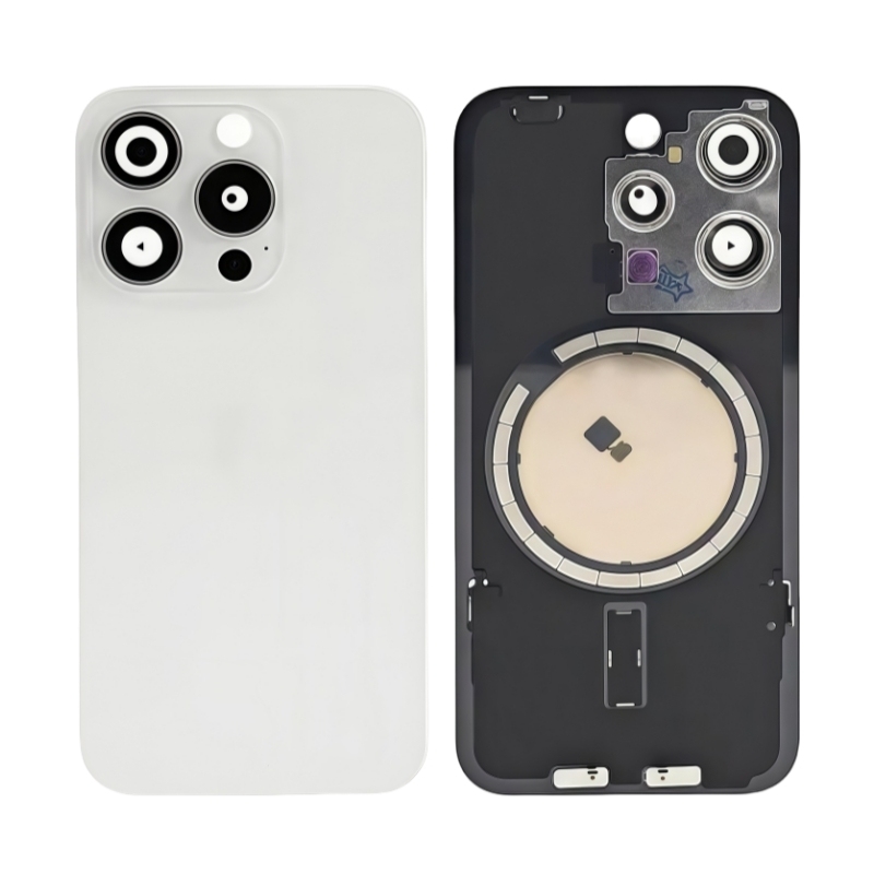 OEM Back Cover Glass Replacement with Back Plate for iPhone 15pro 15Promax