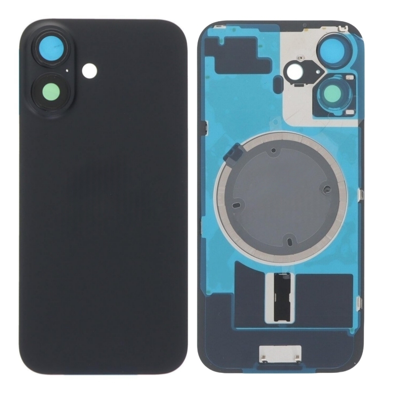 OEM Back Rear Glass Replacement with Back Plate for iPhone 16 16plus