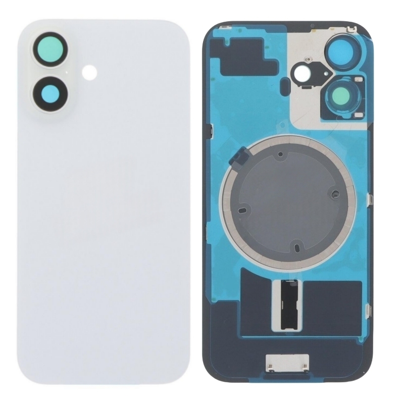 OEM Back Rear Glass Replacement with Back Plate for iPhone 16 16plus