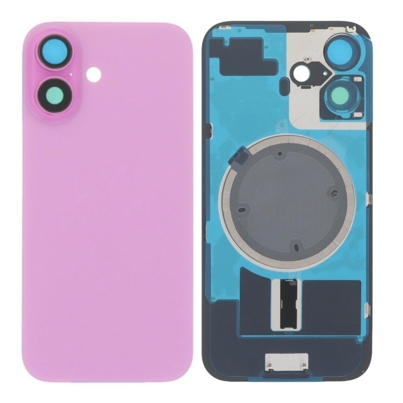 OEM Back Rear Glass Replacement with Back Plate for iPhone 16 16plus