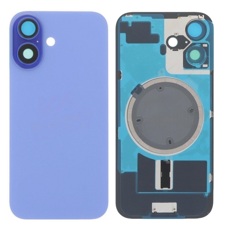 OEM Back Rear Glass Replacement with Back Plate for iPhone 16 16plus