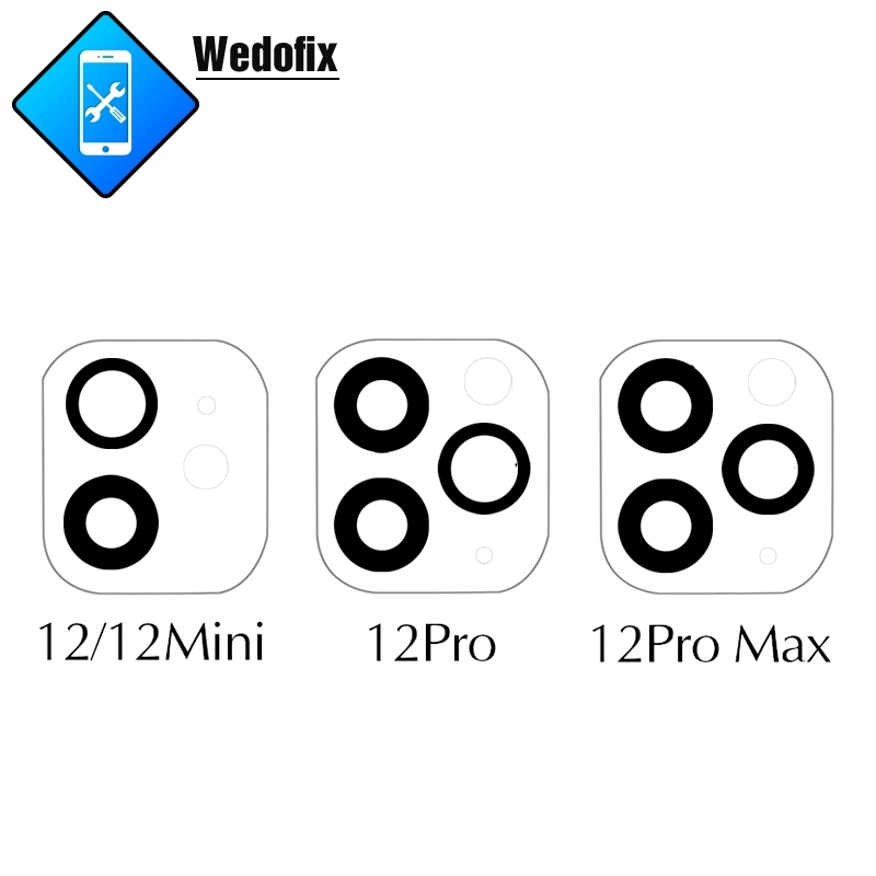 Back Rear Camera Glass Lens Replacement for iPhone 12mini 12 12pro/max