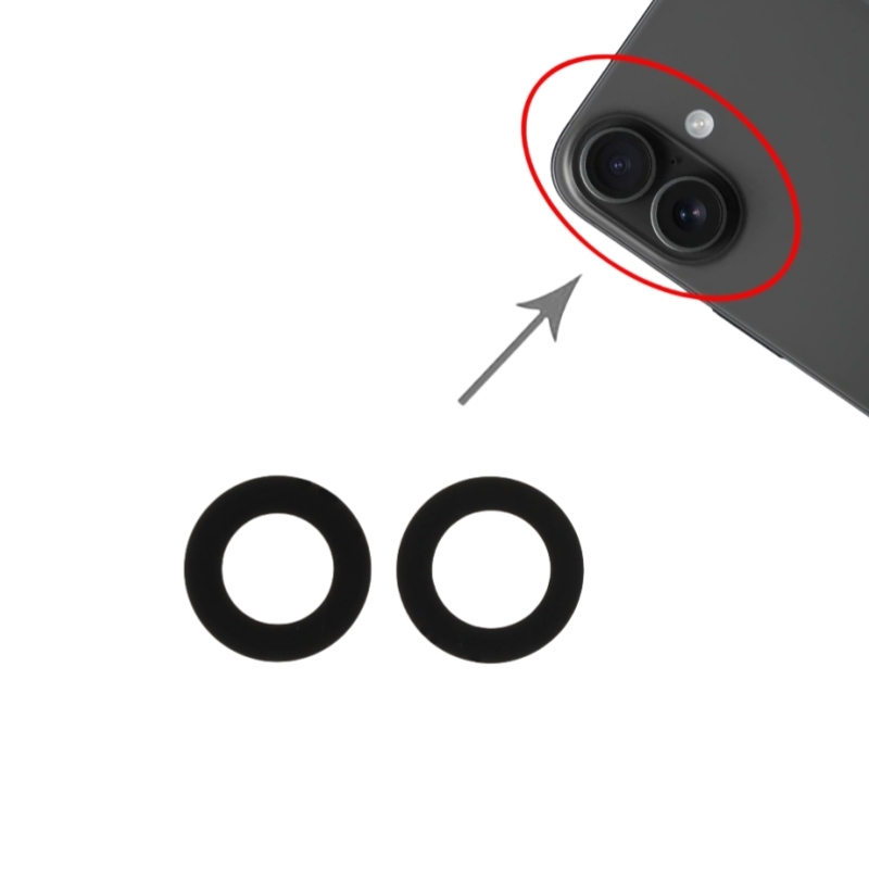 Rear Camera glass Lens Replacement for iPhone 16 16plus