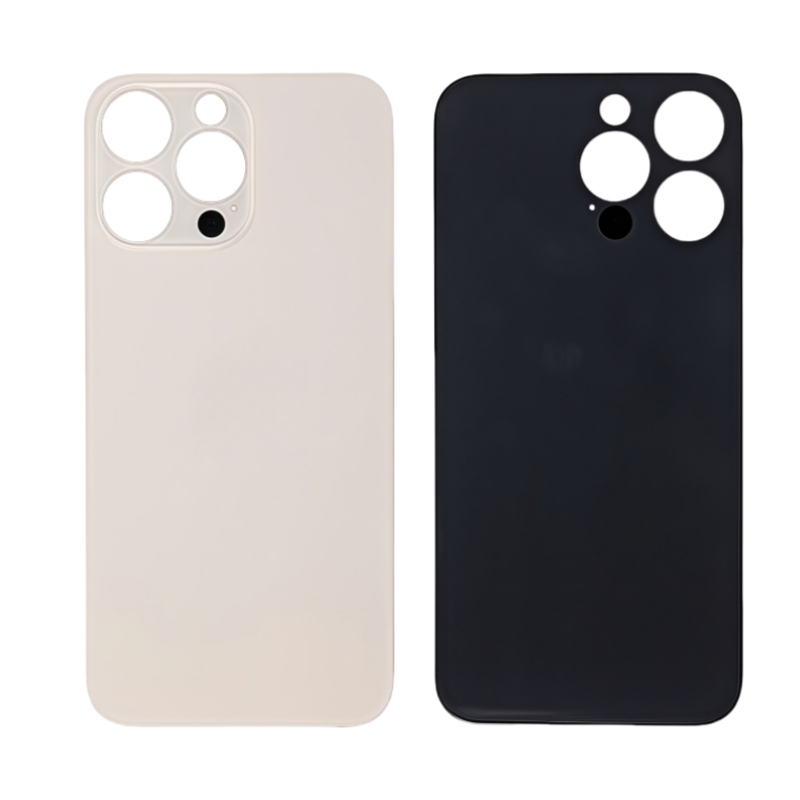 For iPhone 14pro 14promax Big Hole Back Rear Glass Replacement - One Part