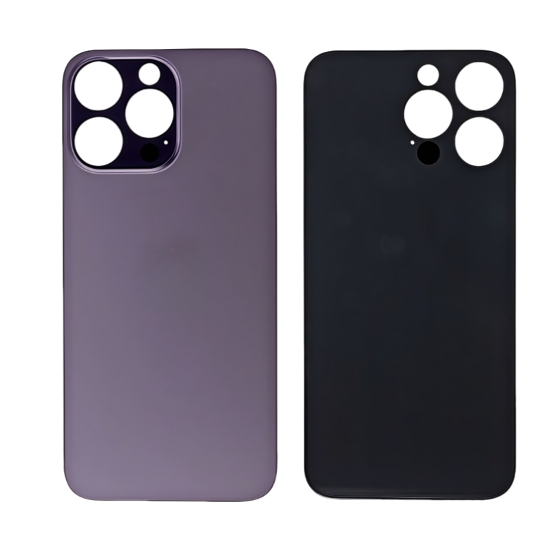 For iPhone 14pro 14promax Big Hole Back Rear Glass Replacement - One Part