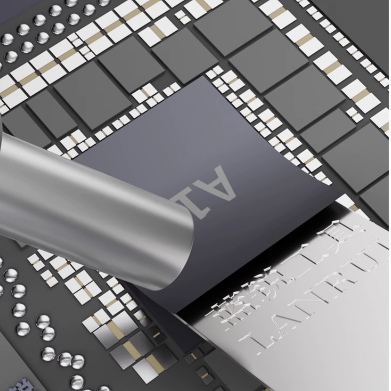 LanRui 007 CPU Blade Glue Removal Scraper Double-sided Edge