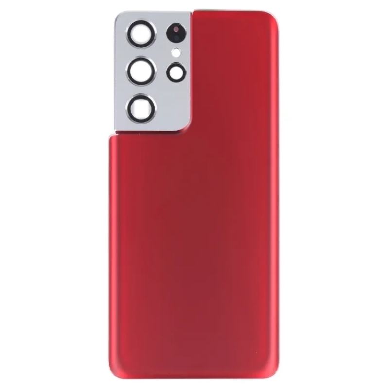 For Samsung Galaxy S21 Ultra Battery Back Cover with Camera Lens and Adhesive