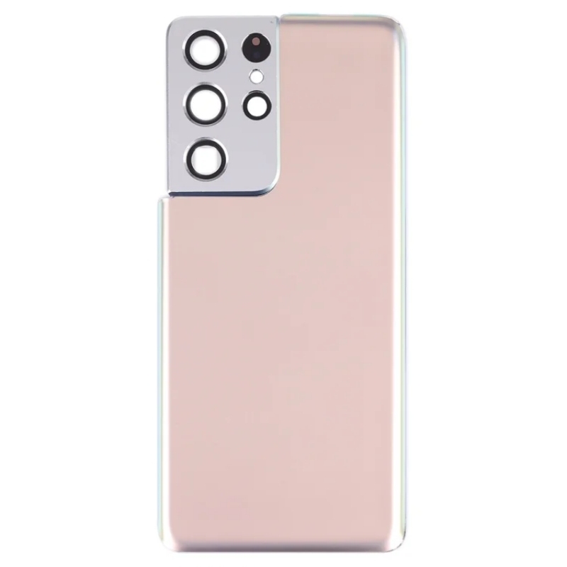 For Samsung Galaxy S21 Ultra Battery Back Cover with Camera Lens and Adhesive