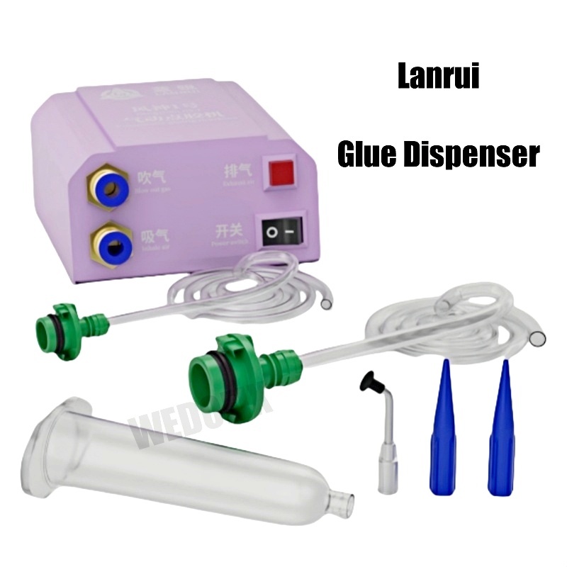Lanrui Mini Glue Dispenser Multifunctional and Professional Screen Adheisve Pusher Clean Dust for Mobilephone Screen and Glass Repair