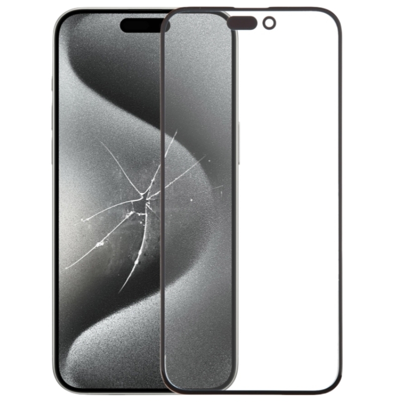 Screen Front Outer Glass with 125um OCA for iPhone - 1:1