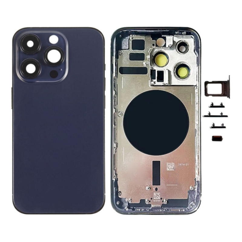 For iPhone 14pro 14promax Back Rear Housing Replacement Parts Chassis