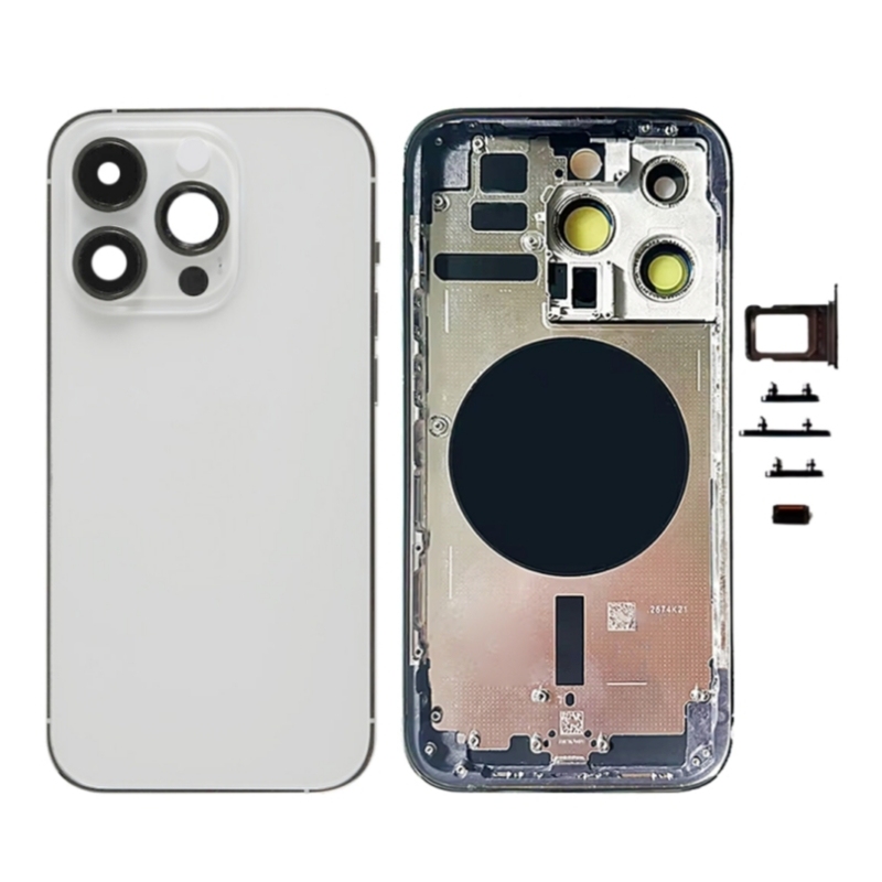 For iPhone 14pro 14promax Back Rear Housing Replacement Parts Chassis