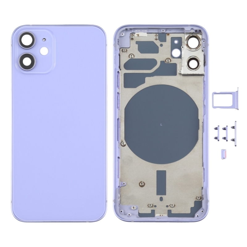 For iPhone 12 12mini Back Housing Replacement Part Middle Frame Chassis