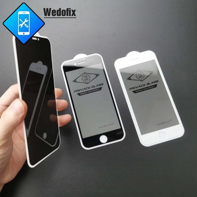 Super D Privacy Tempered Glass Black Anti-peeping Screen Film Protectors for iPhone 16 15 14 13 12 11 X 8 7 6