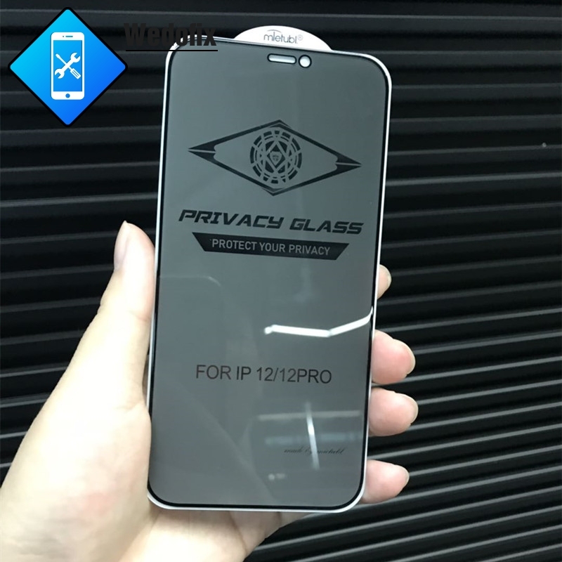 Super D Privacy Tempered Glass Black Anti-peeping Screen Film Protectors for iPhone 16 15 14 13 12 11 X 8 7 6