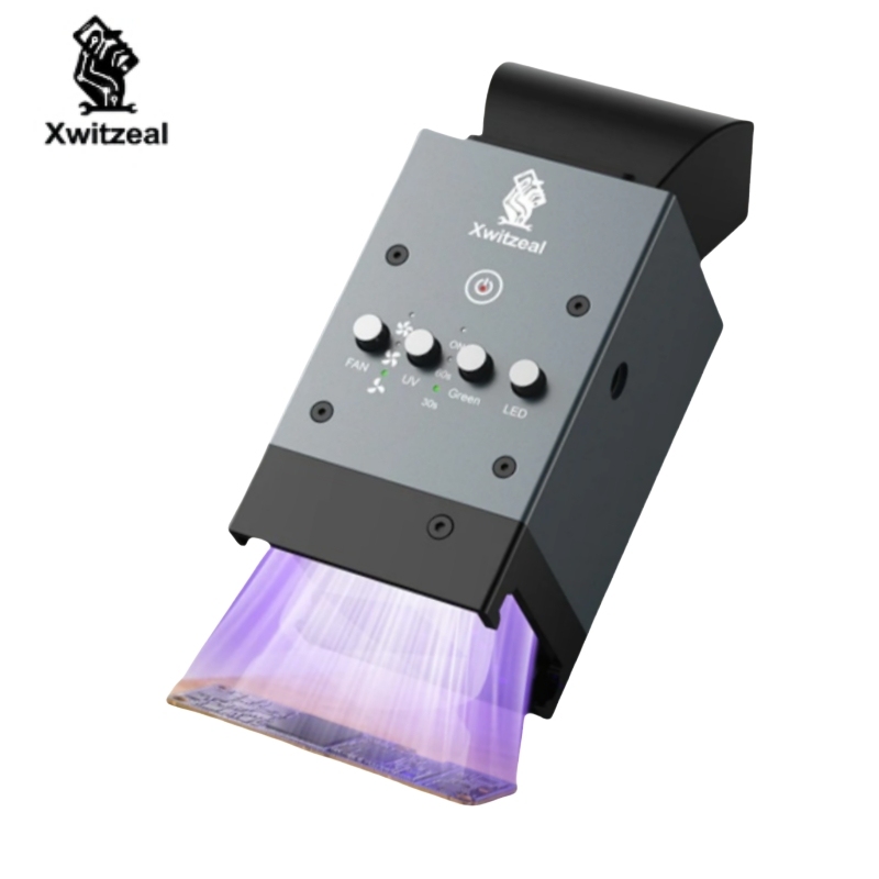 Xwitzeal 20W UV Cooling Curing Light with Smoke Absorber Fan