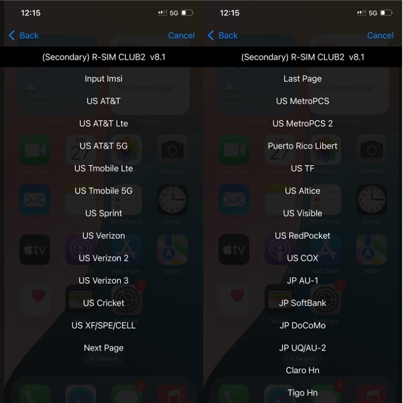 2th Generation RSIM Club V8.1  QPE/MEP Mode for iOS17 iOS18 Phone 16 15 14 13 12 11 Xsmax Xr