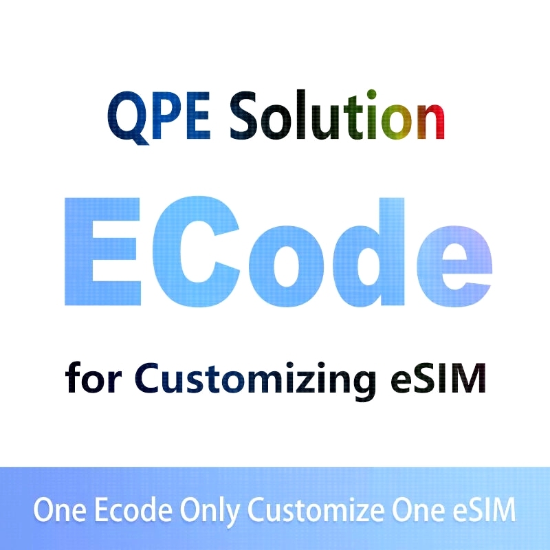 Heicard Esim QPE Solution Ecode for iPhone 12 13 14 15 SE3 ATT/Tracfone/Tmobile Verzion Visible SPE