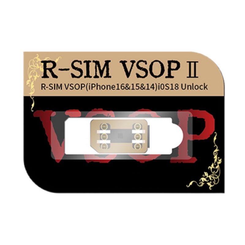 Rsim VSOP2 MEP Mode Sim Unlock Chip with Glue for iPhone 13 14 15 16