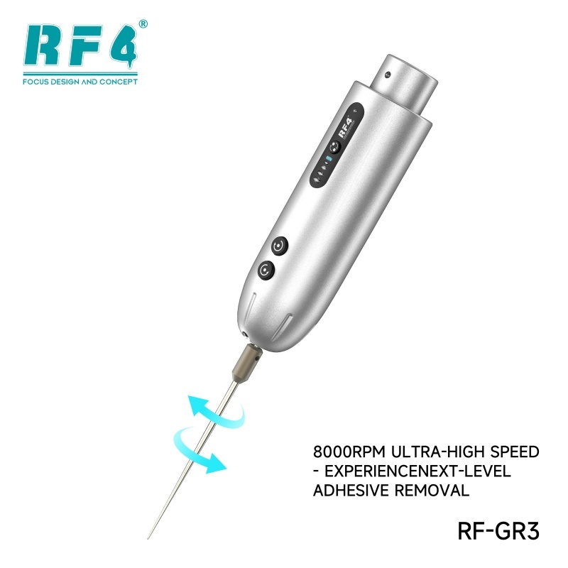 RF4 GR3 OCA Glue Remover Tool 4-Speed 8000RPM with Type-C Charging Port