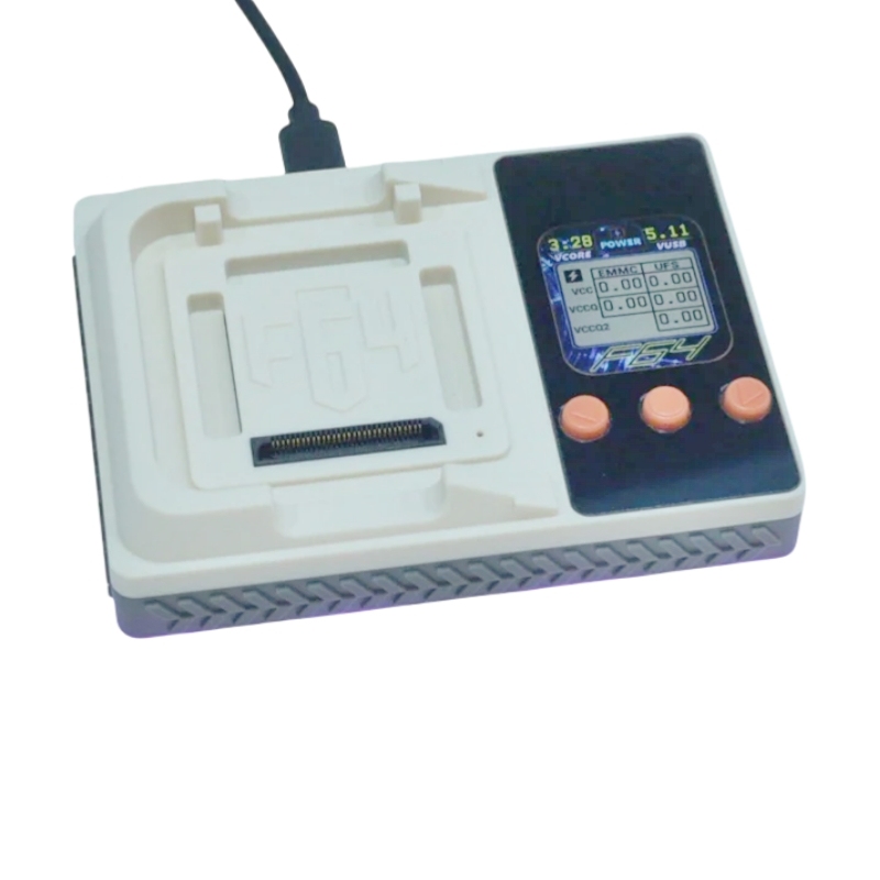 Flash F64 Ultra Box with UFS BGA153/254/297 Socket  & eMMC 4 in 1 Socket ISP Aadapter