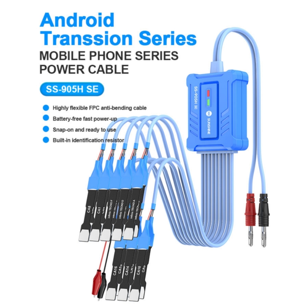 Sunshine SS-905H Android Phone Power Boot Cable for Huawei Oppo Samsung Xiaomi Honor