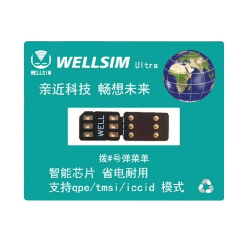 Wellsim Pro V3.9 Foldable Version with QPE Intel Mode for iPhone 16 15 14 13 12 11 Xr