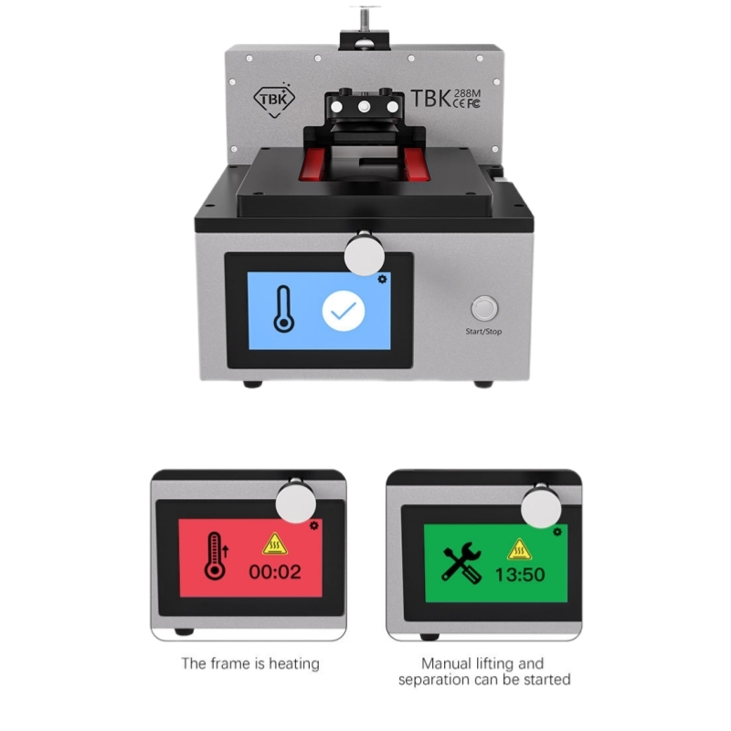 TBK288M Screen Heating Station Easy to Use Universal Mold for All iPhone